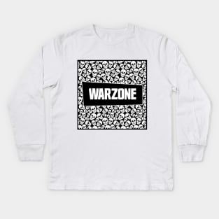 Warzone skulls print Kids Long Sleeve T-Shirt